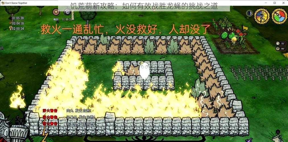 饥荒萌新攻略：如何有效战胜龙蝇的挑战之道