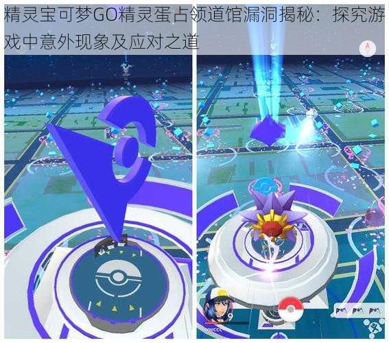 精灵宝可梦GO精灵蛋占领道馆漏洞揭秘:探究游戏中意外现象及应对之道