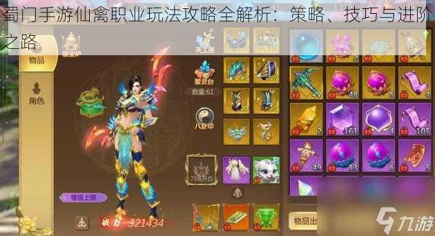 蜀门手游仙禽职业玩法攻略全解析:策略、技巧与进阶之路